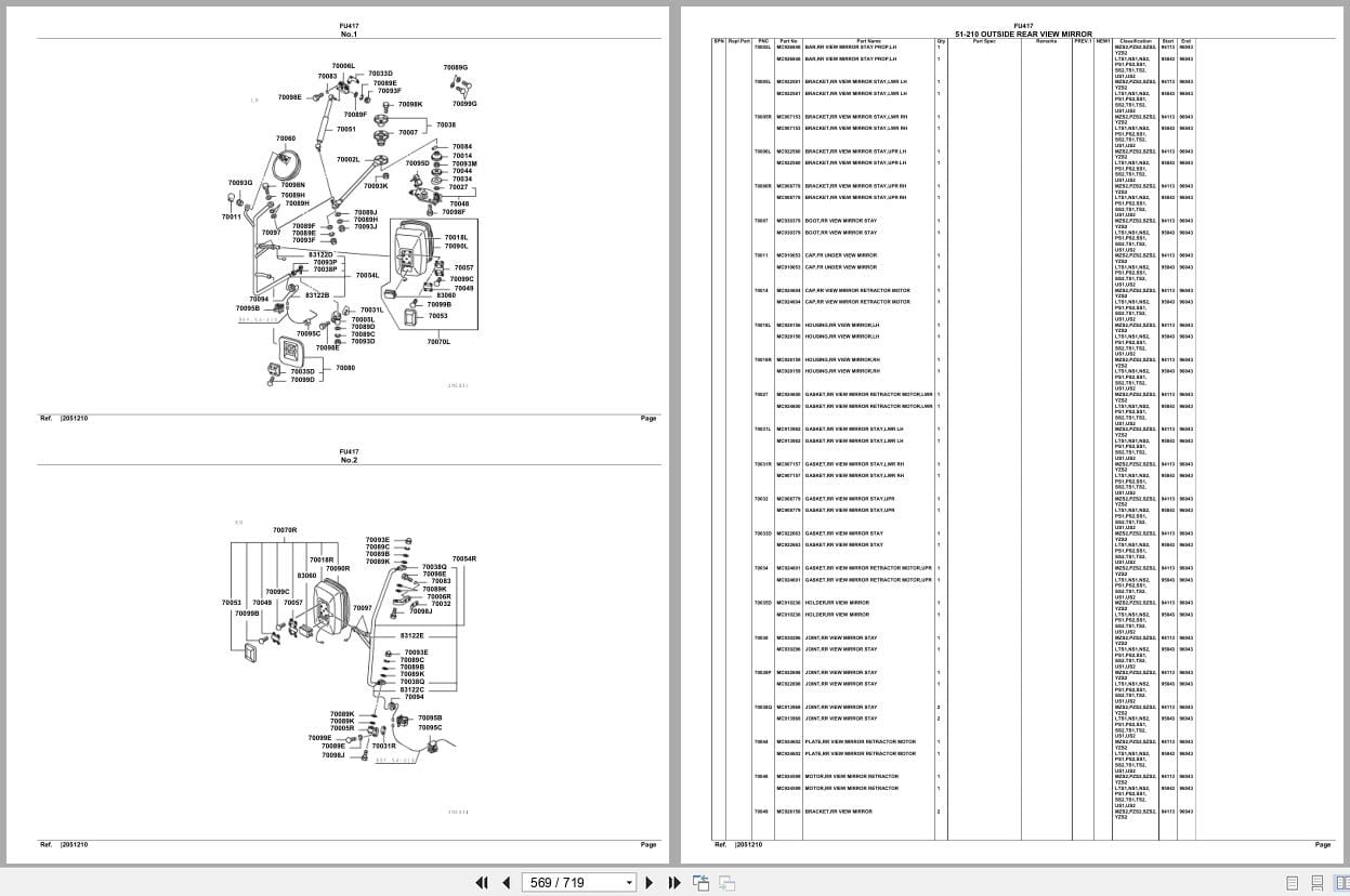 Mitsubishi Fuso Truck FU417 Spare Parts Catalog (2)