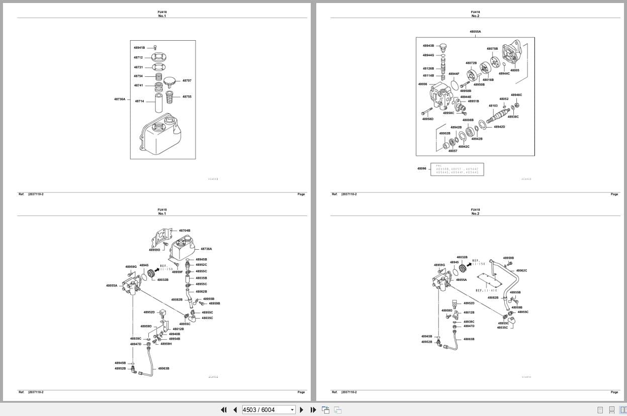 Mitsubishi Fuso Truck FU418 Spare Parts Catalog (2)