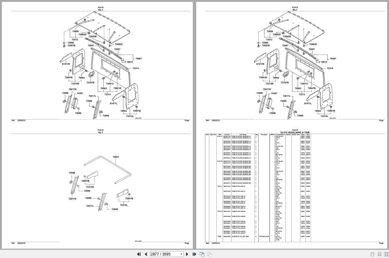Mitsubishi Fuso Truck FU419 Spare Parts Catalog (2)
