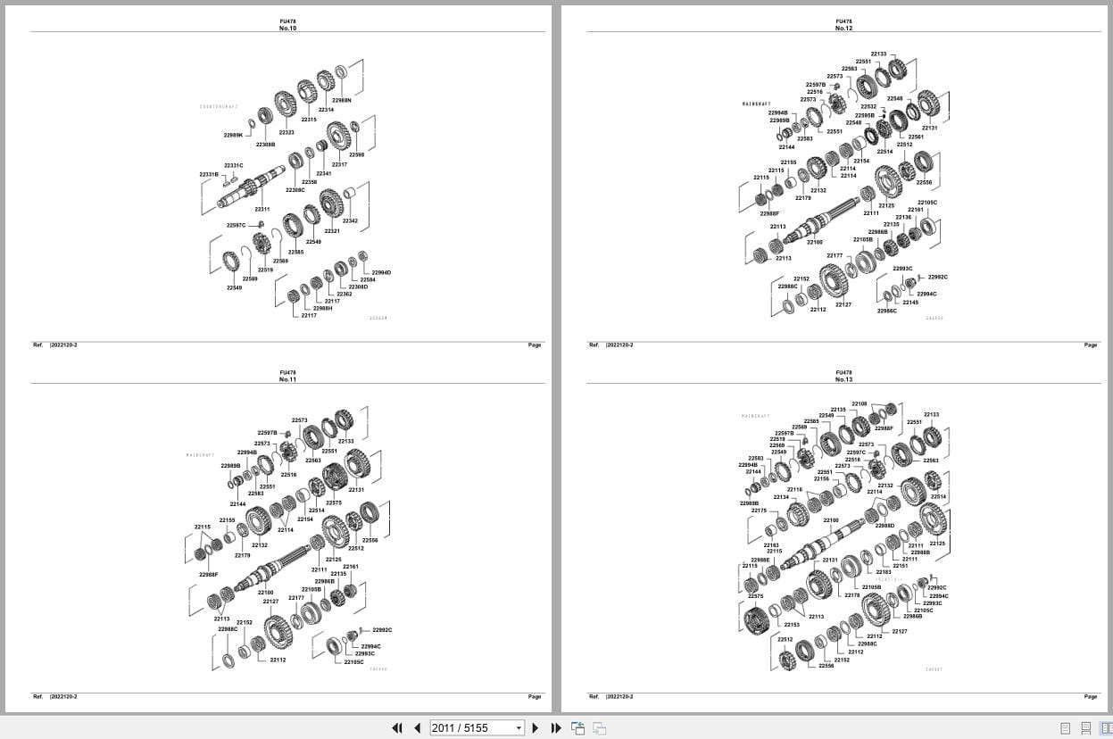 Mitsubishi Fuso Truck FU478 Spare Parts Catalog (2)