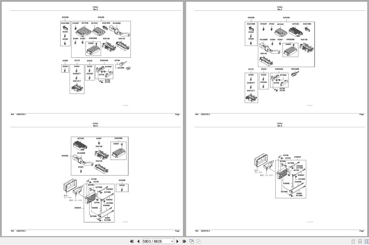 Mitsubishi Fuso Truck FU50J Spare Parts Catalog (2)