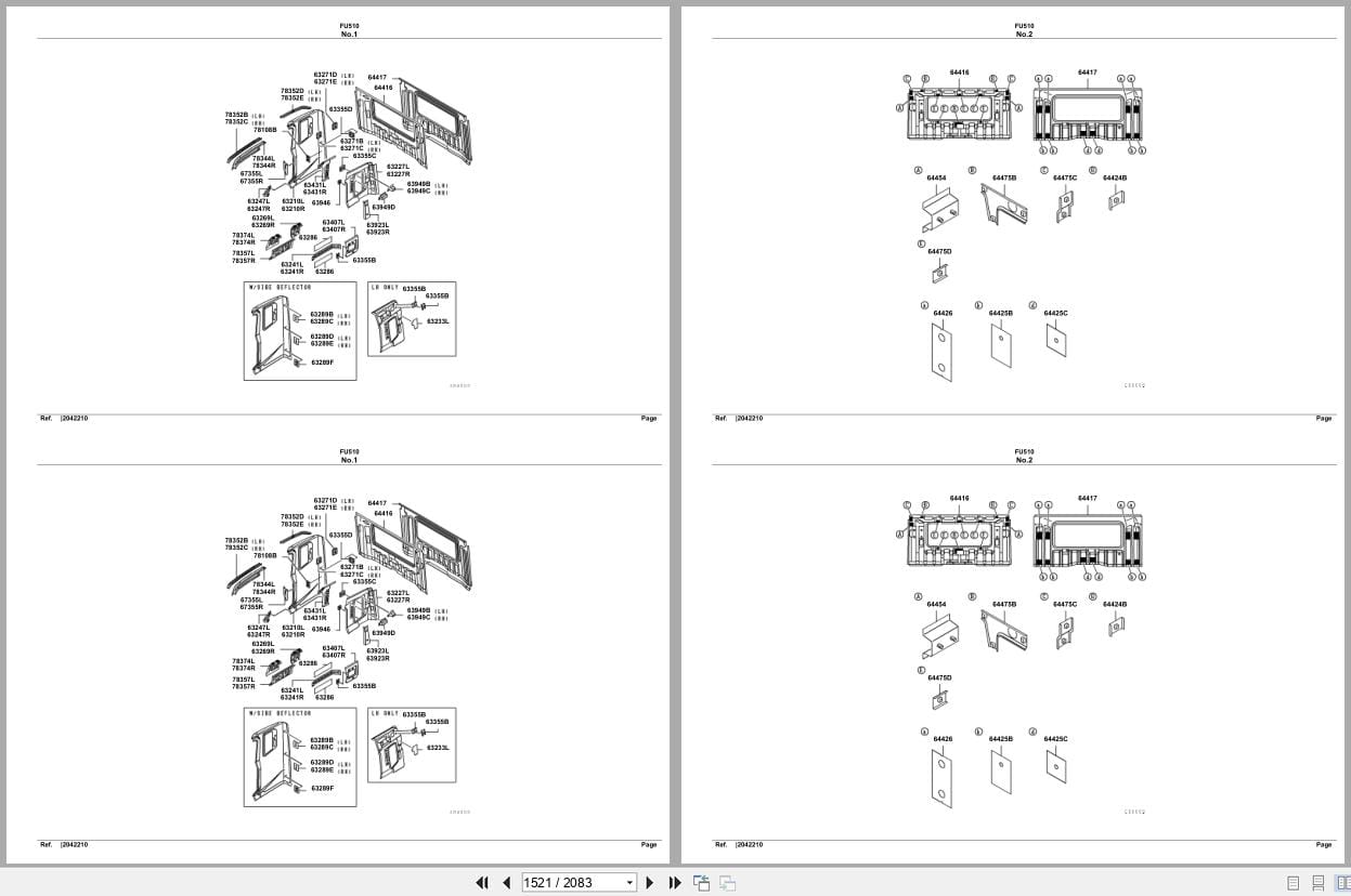 Mitsubishi Fuso Truck FU510 Spare Parts Catalog (2)