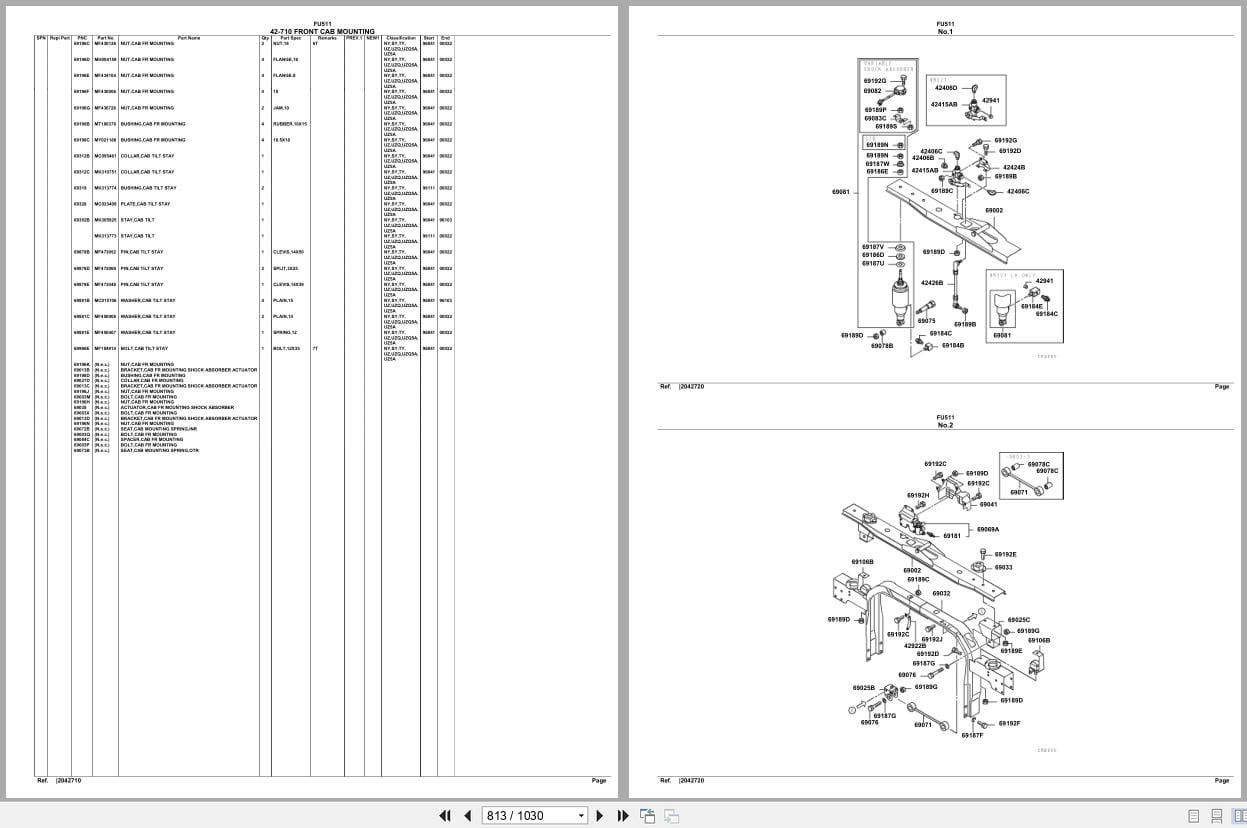 Mitsubishi Fuso Truck FU511 Spare Parts Catalog (2)