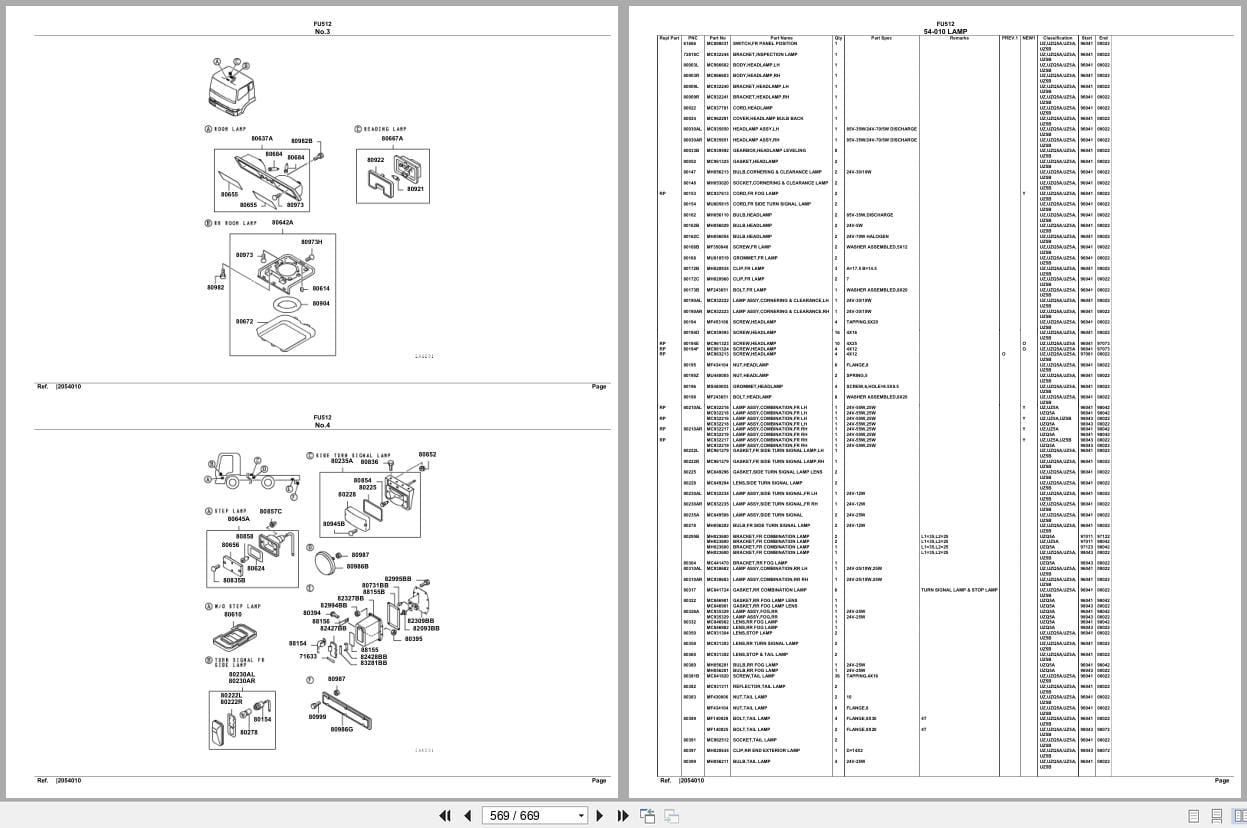 Mitsubishi Fuso Truck FU512 Spare Parts Catalog (2)