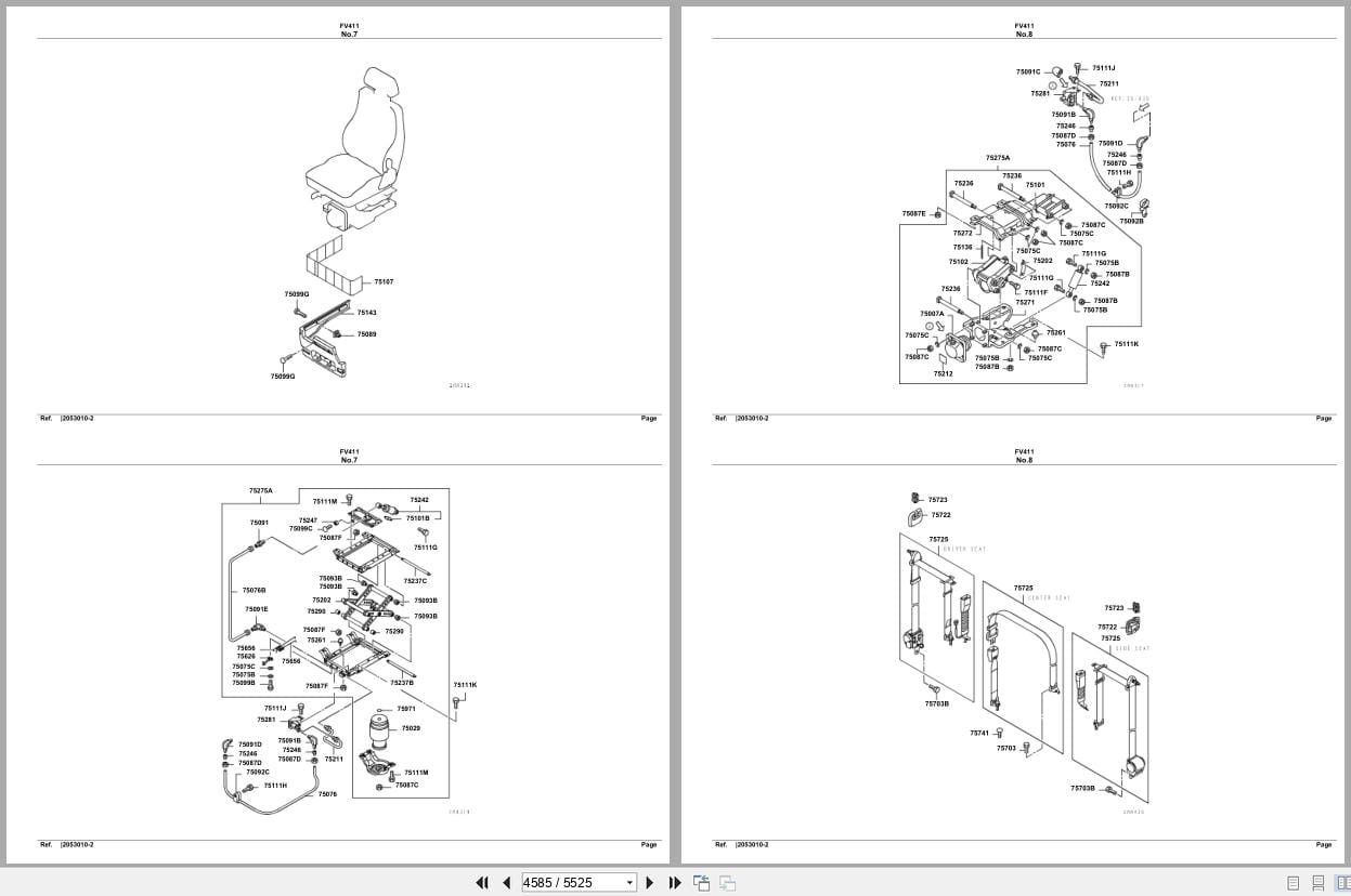Mitsubishi Fuso Truck FV411 Spare Parts Catalog (2)