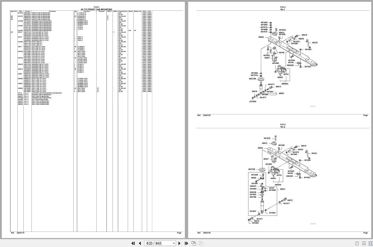Mitsubishi Fuso Truck FV413 Spare Parts Catalog (2)