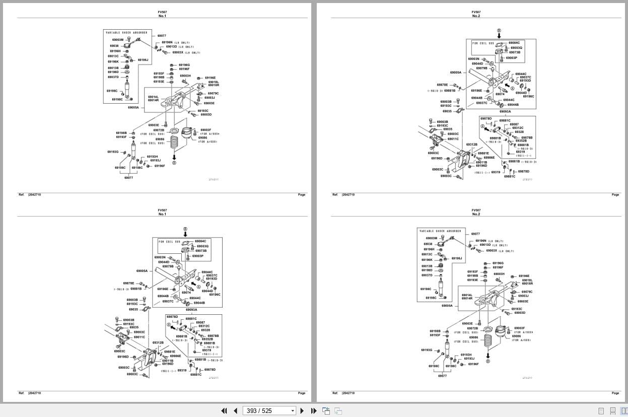 Mitsubishi Fuso Truck FV507 Spare Parts Catalog (2)