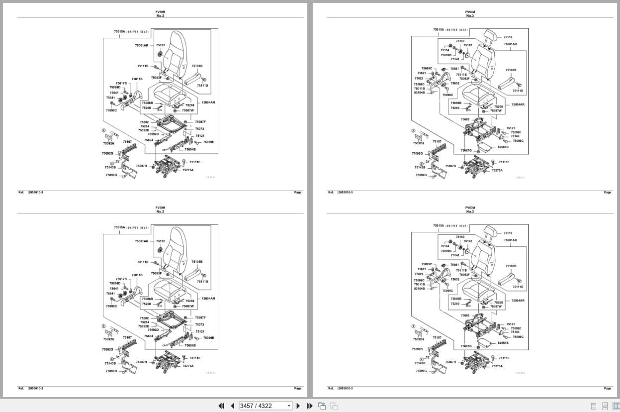 Mitsubishi Fuso Truck FV50M Spare Parts Catalog (2)