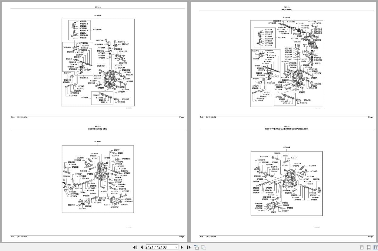Mitsubishi Fuso Truck FV515 GXP Spare Parts Catalog (2)