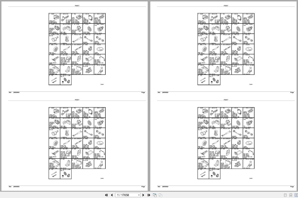 Mitsubishi Fuso Truck FV517 GXP Spare Parts Catalog (1)
