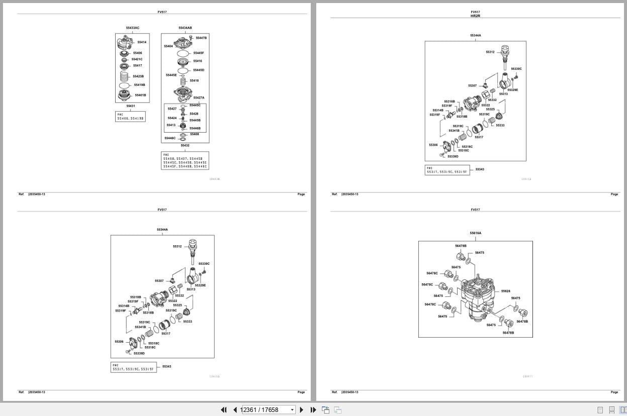 Mitsubishi Fuso Truck FV517 GXP Spare Parts Catalog (2)