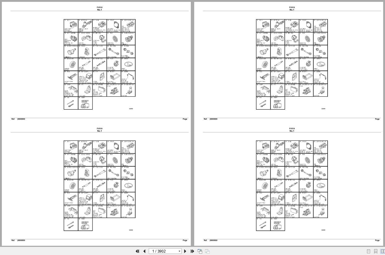 Mitsubishi Fuso Truck FV519 Spare Parts Catalog (1)