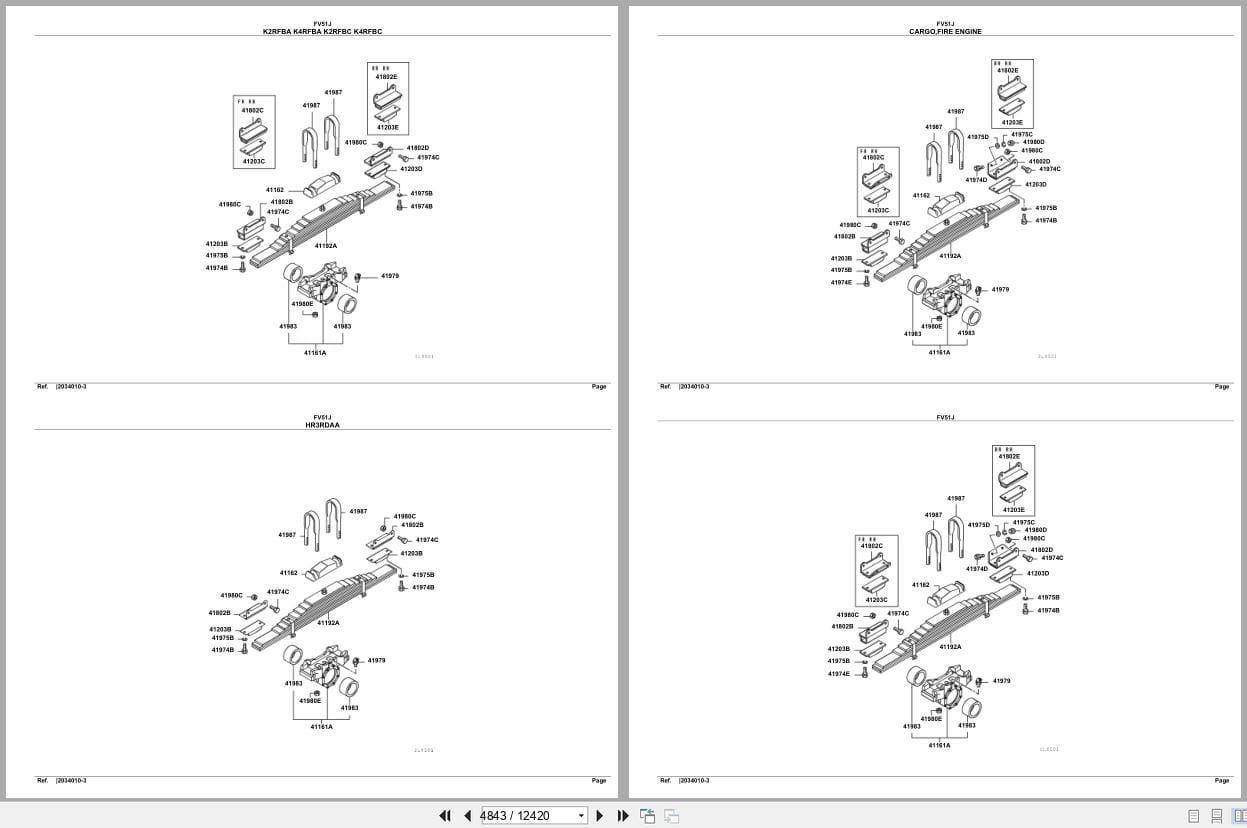 Mitsubishi Fuso Truck FV51J GXP Spare Parts Catalog (2)