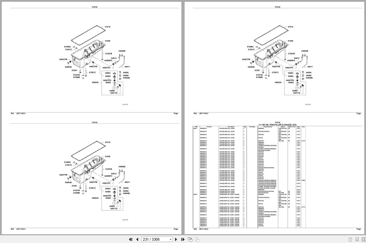 Mitsubishi Fuso Truck FV51S GXP Spare Parts Catalog (2)
