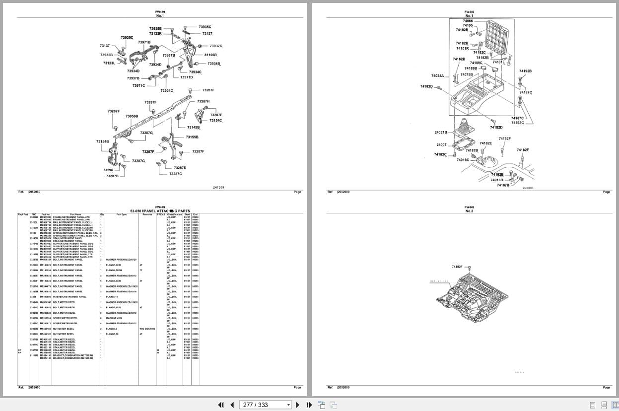 Mitsubishi Fuso Truck FW449 Spare Parts Catalog (2)