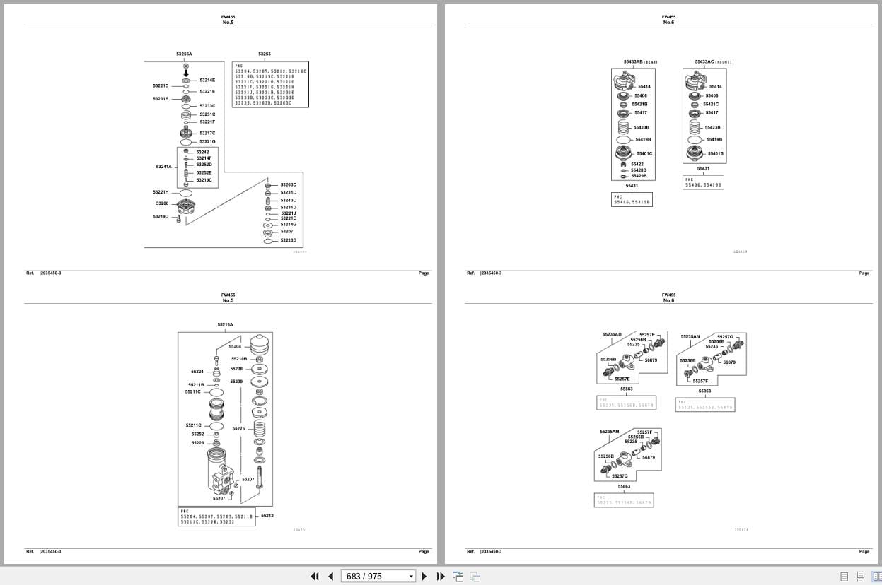 Mitsubishi Fuso Truck FW455 Spare Parts Catalog (2)