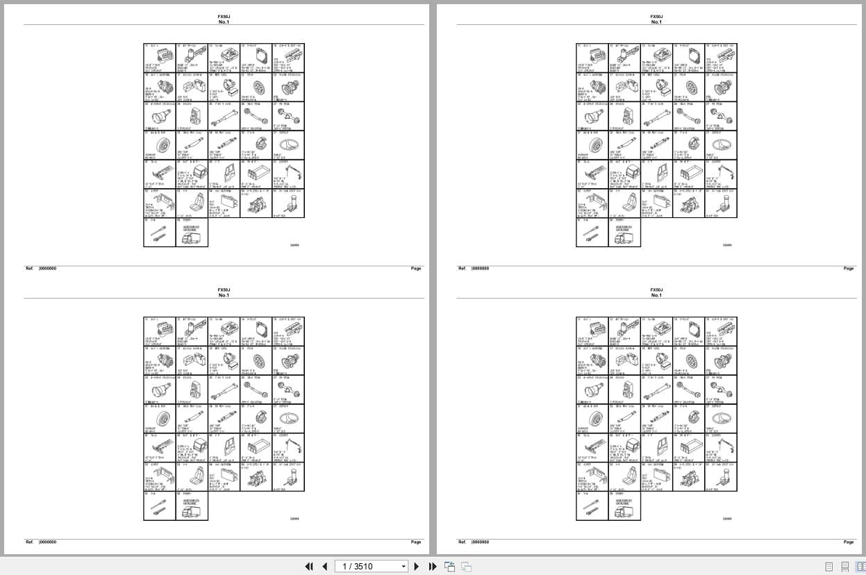 Mitsubishi Fuso Truck FX50J Spare Parts Catalog (1)