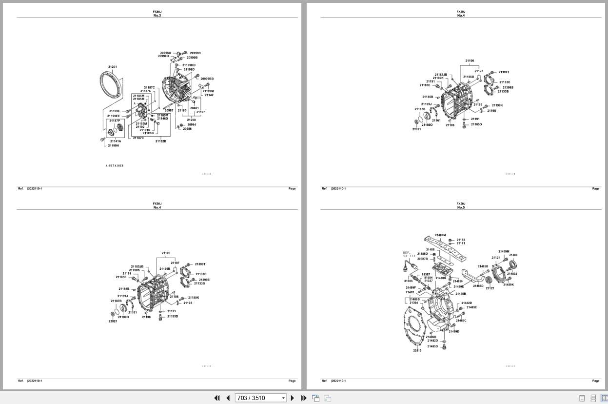 Mitsubishi Fuso Truck FX50J Spare Parts Catalog (2)
