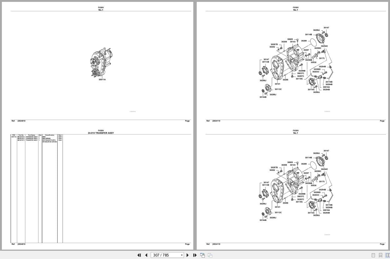 Mitsubishi Fuso Truck FX50V Spare Parts Catalog (2)