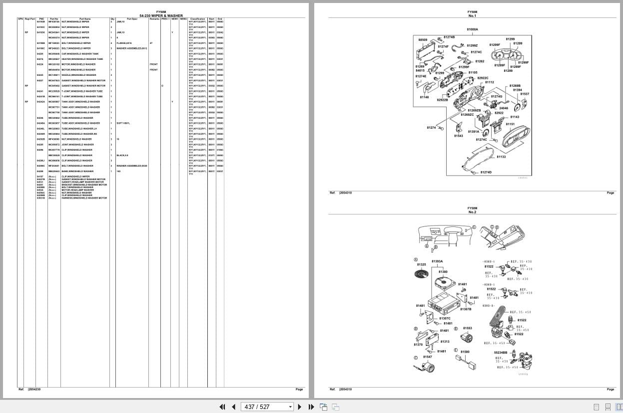 Mitsubishi Fuso Truck FY50M Spare Parts Catalog (2)