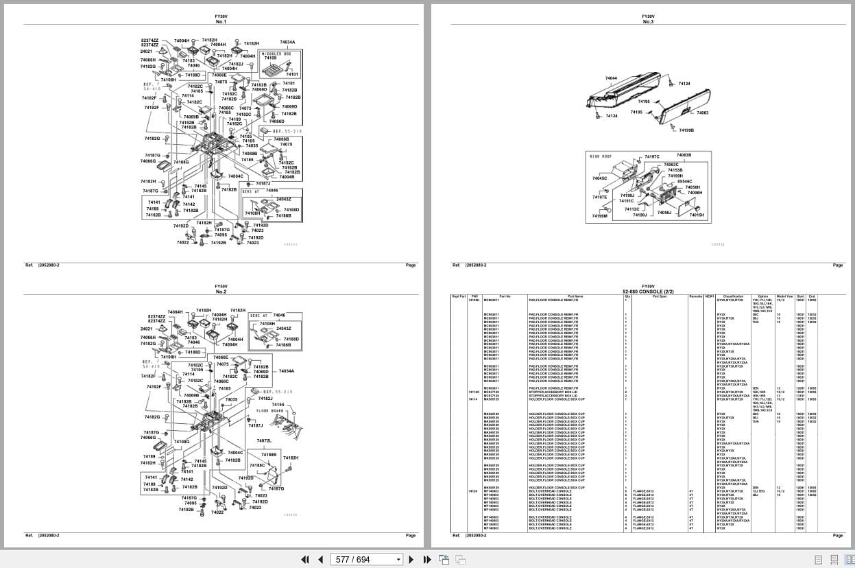 Mitsubishi Fuso Truck FY50V Spare Parts Catalog (2)