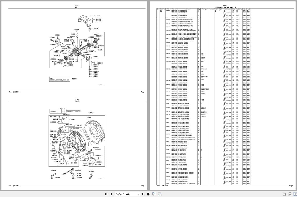 Mitsubishi Fuso Truck FY54J Spare Parts Catalog (2)
