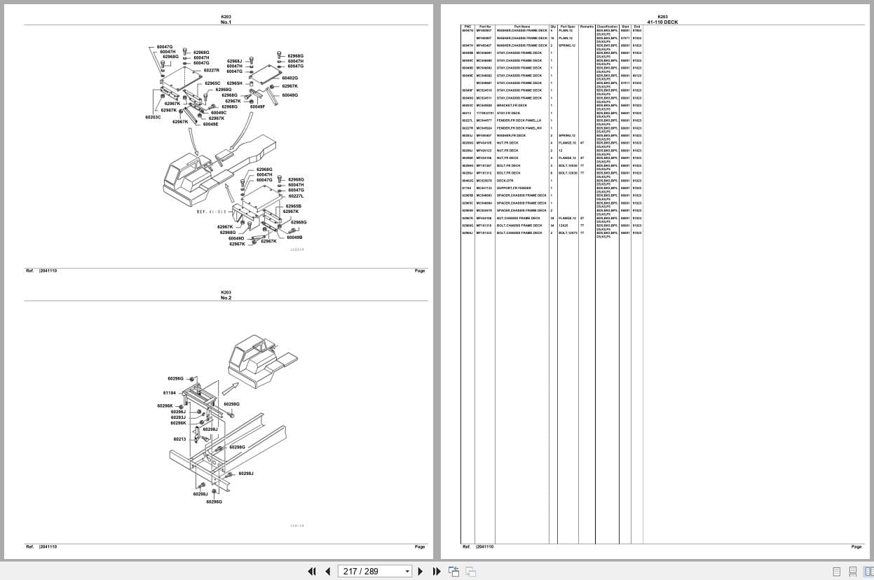 Mitsubishi Fuso Truck K203 Spare Parts Catalog (2)