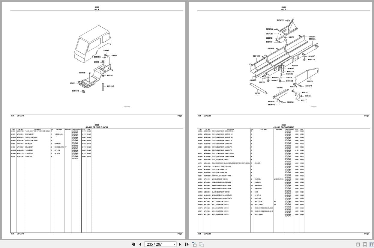 Mitsubishi Fuso Truck K303 Spare Parts Catalog (2)