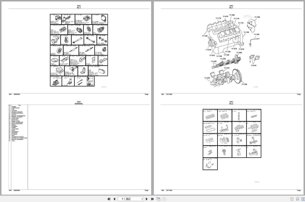 Mitsubishi Fuso Truck K602 Spare Parts Catalog (1)