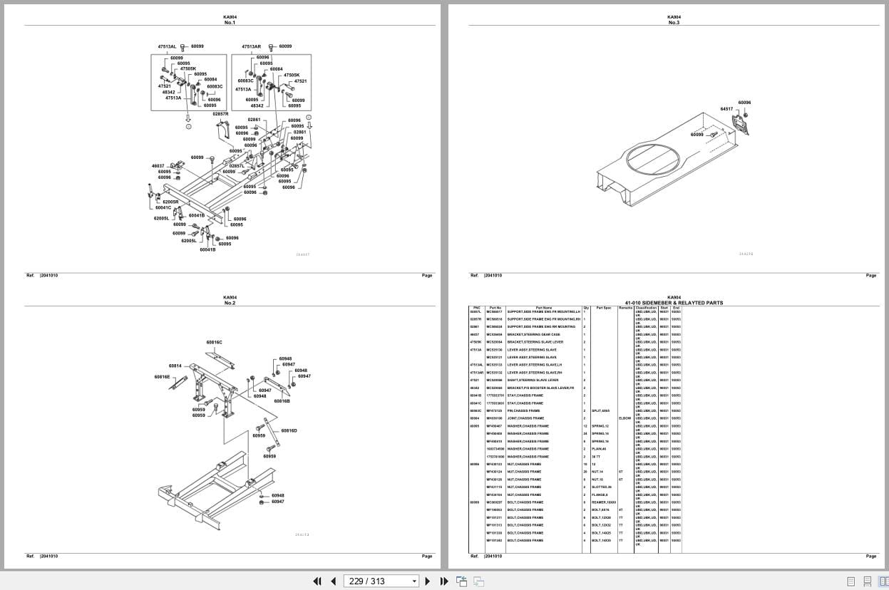 Mitsubishi Fuso Truck KA904 Spare Parts Catalog (2)