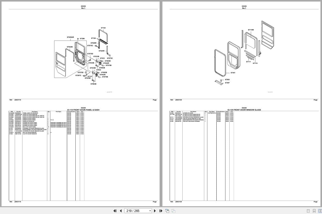 Mitsubishi Fuso Truck KS509 Spare Parts Catalog (2)
