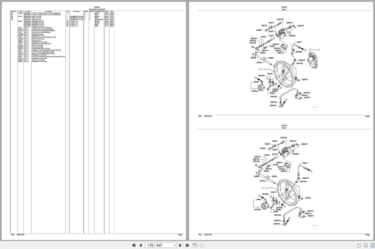 Mitsubishi Fuso Truck KV207 Spare Parts Catalog (2)