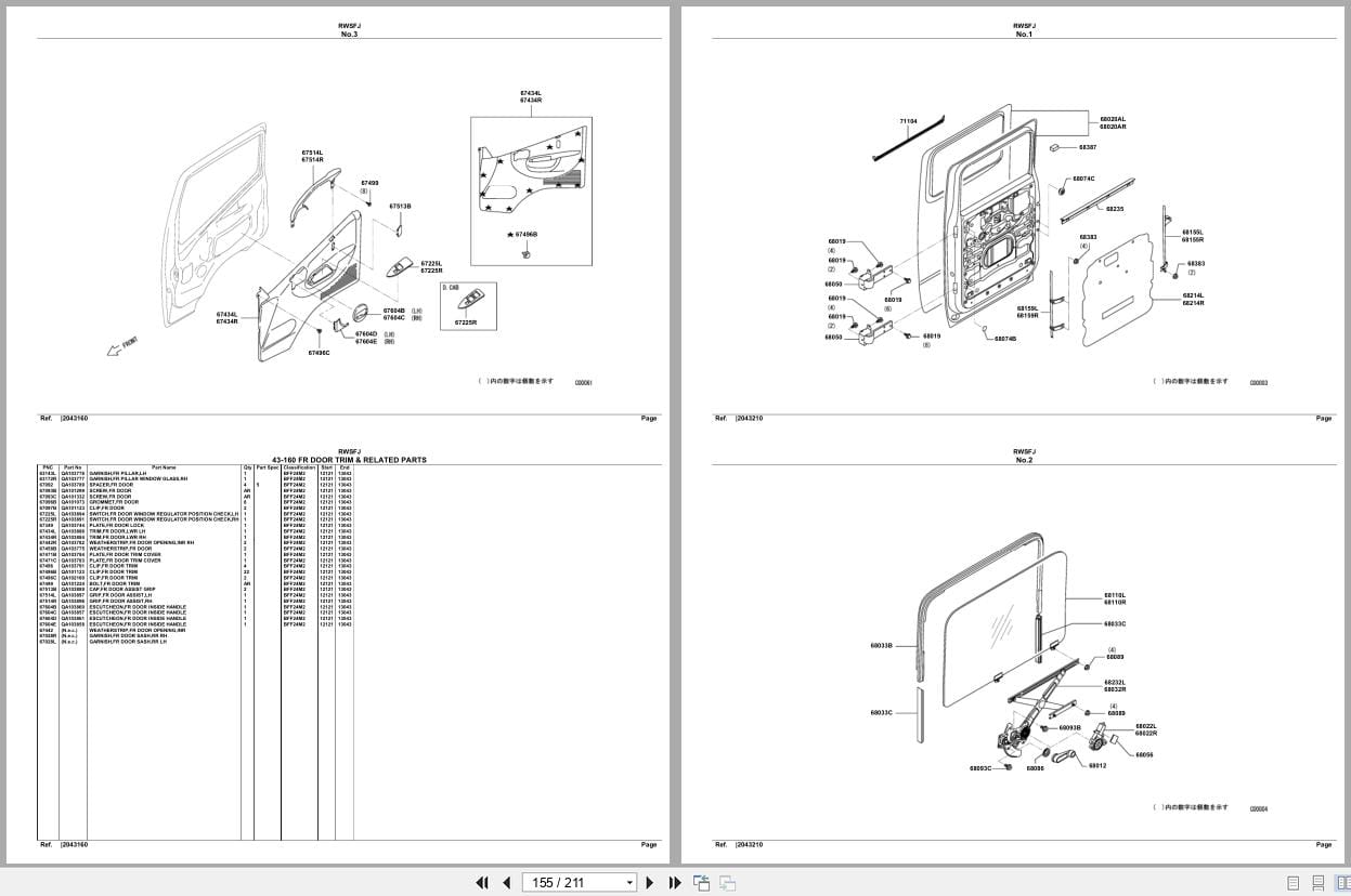 Mitsubishi Fuso Truck RWSFJ Spare Parts Catalog (2)