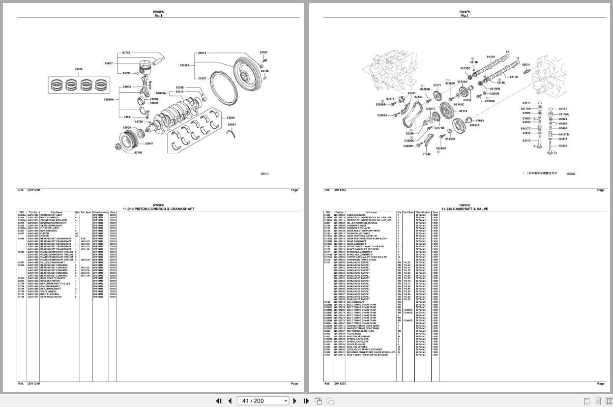 Mitsubishi Fuso Truck RWSFK Spare Parts Catalog (2)