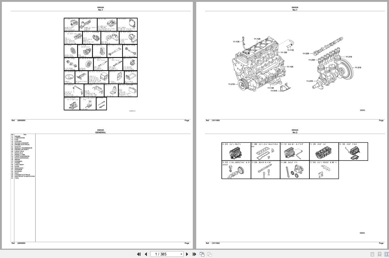 Mitsubishi Fuso Truck SWS2K Spare Parts Catalog (1)