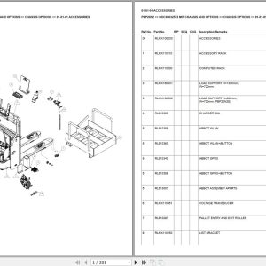 Mitsubishi Pallet Truck PBP20N2 Chassis And Option Parts Catalog (1)