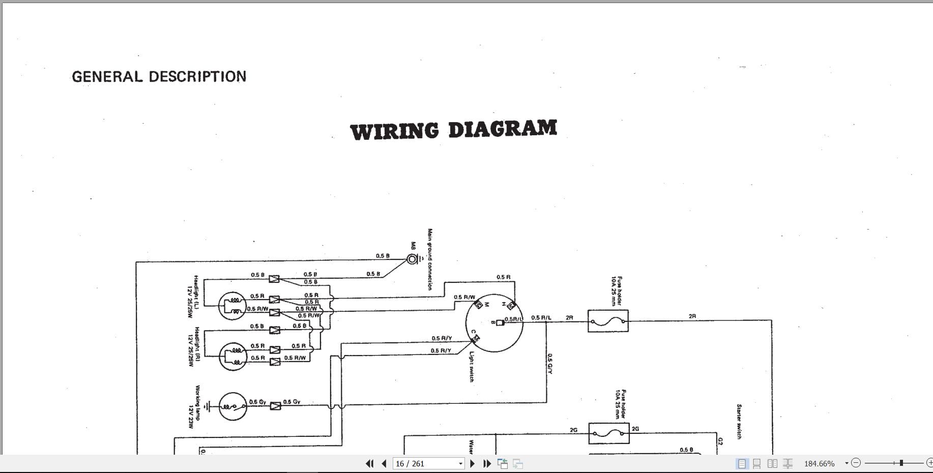 Mitsubishi Tractor 670 670D Engine K4D Repair Manual (3)
