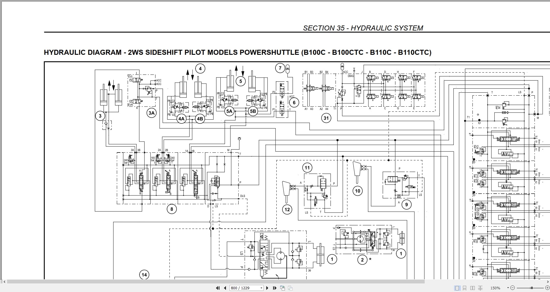 New Holland Backhoe Loader B100C to B115C Service Manual 84568042A (3)