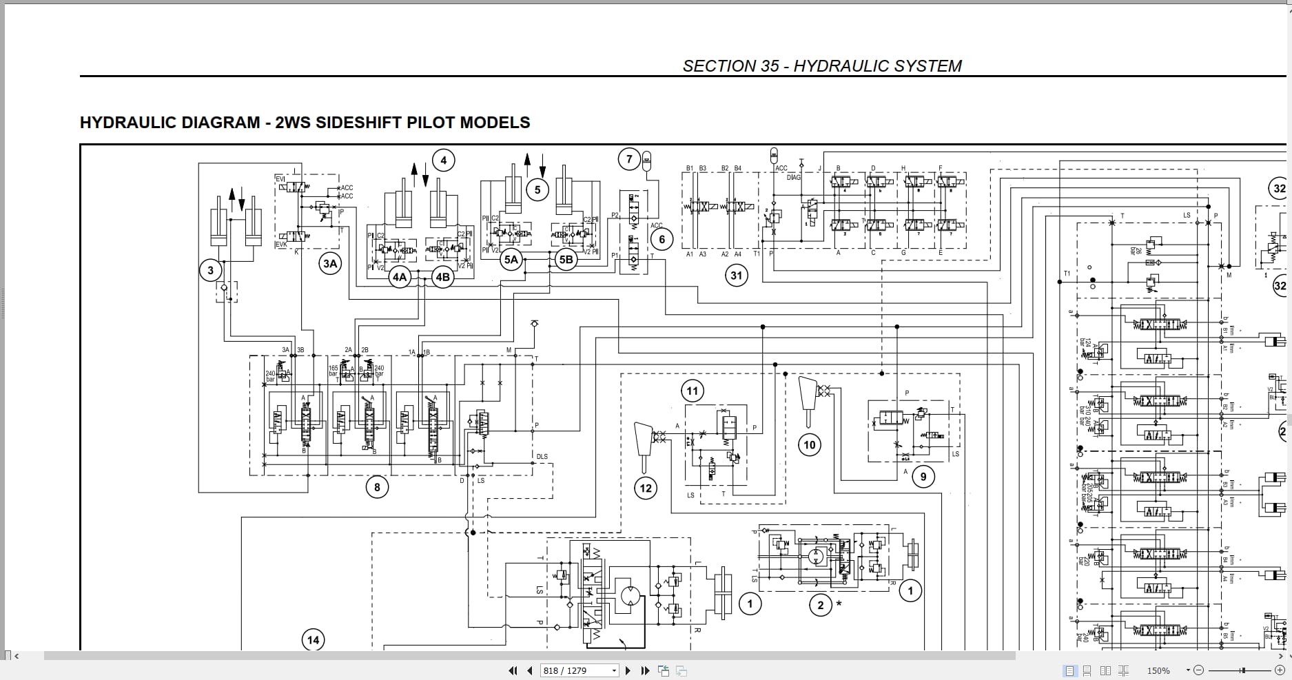 New Holland Backhoe Loader B90B to B115B Service Manual 84428663B (3)