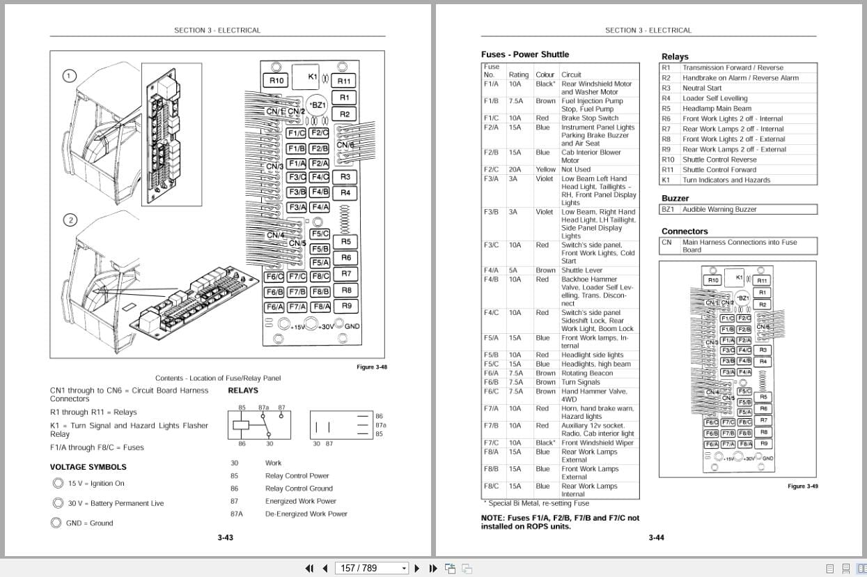 New Holland Backhoe Loader LB75 Service Manual 86618975 (2)