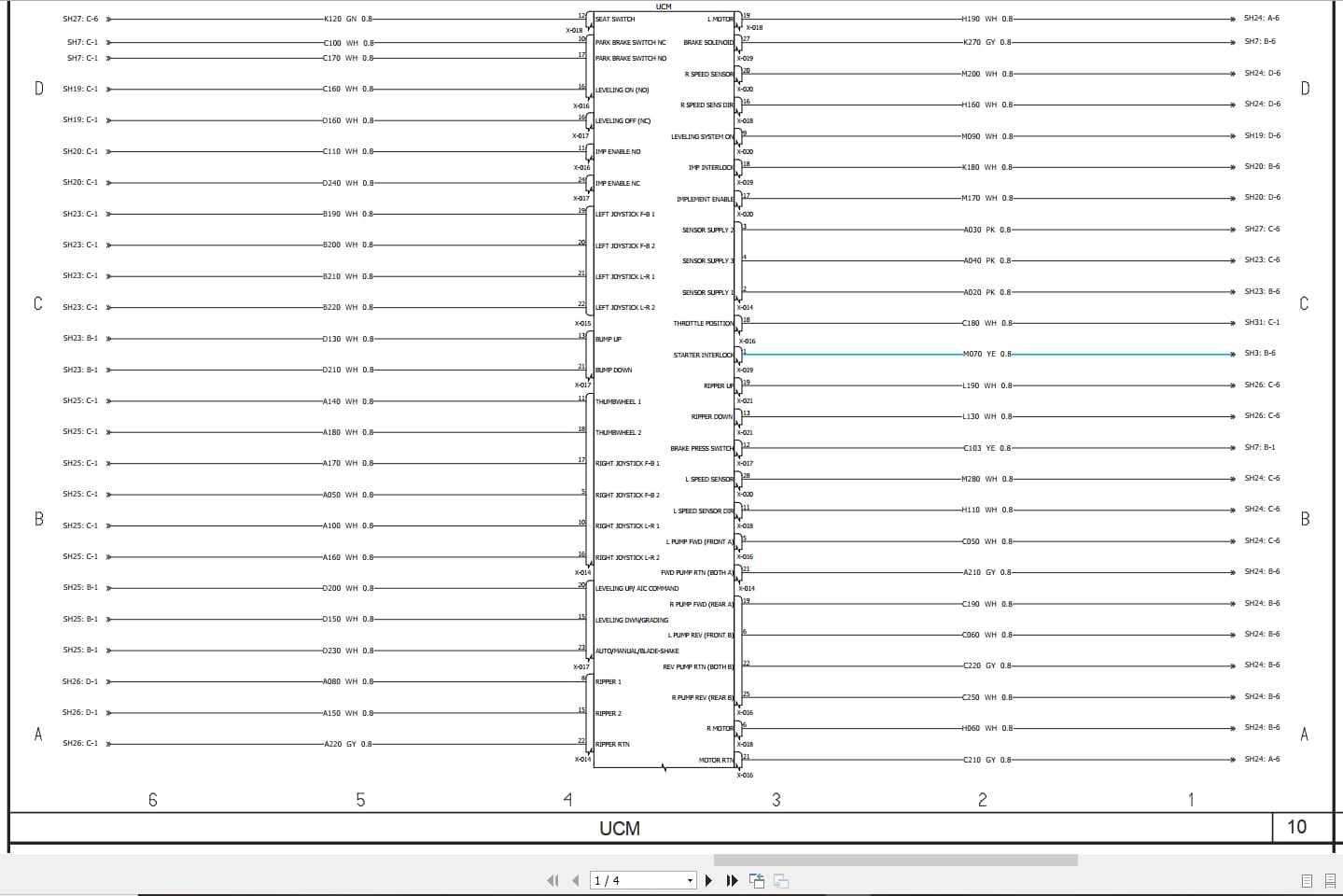 New Holland Crawler Dozer D125C Tier 2 Electrical Schematic RAC48080042 (2)