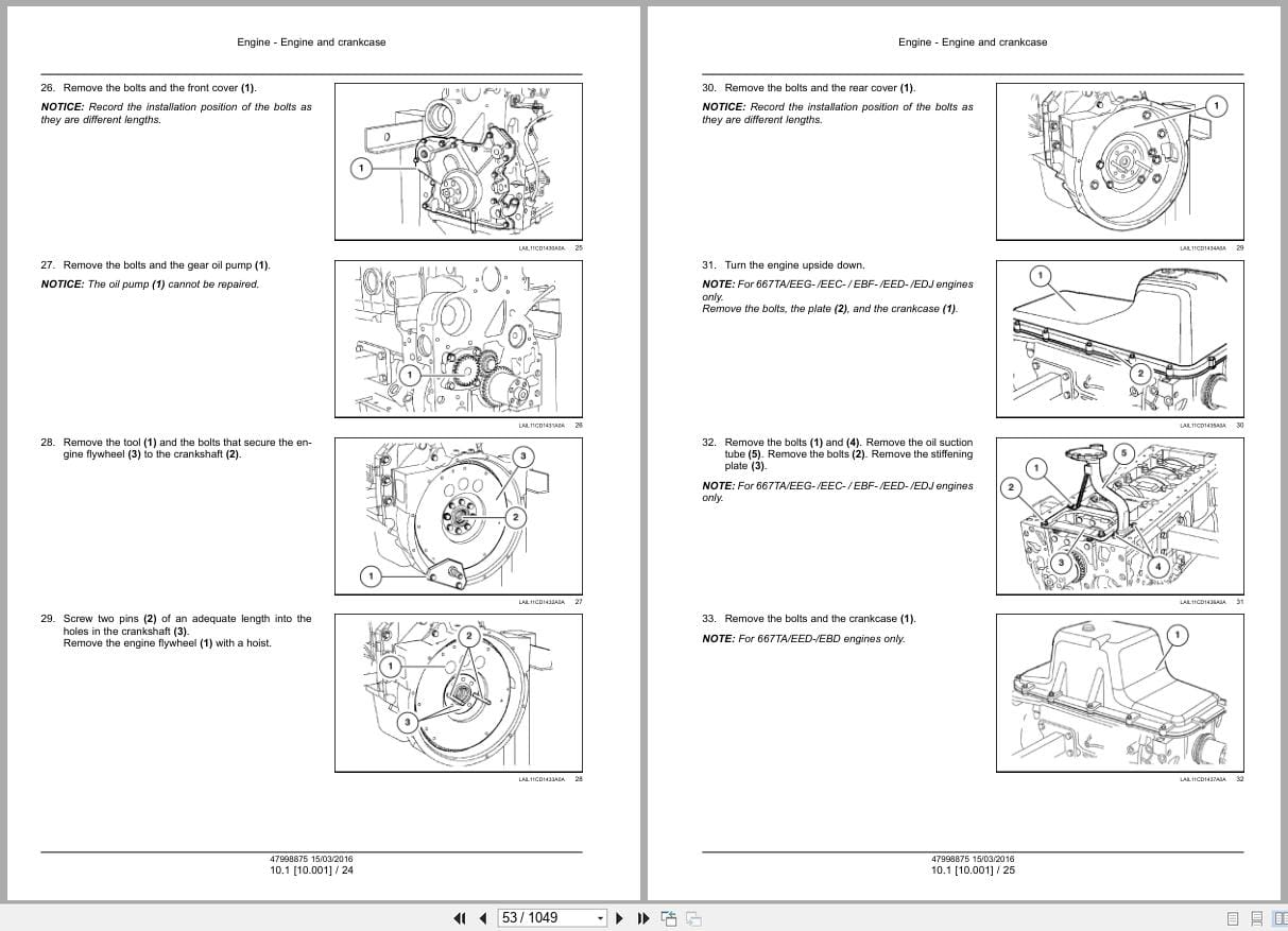 New Holland Crawler Dozer D150B Service Manual 47998875 (2)