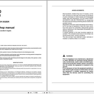 New Holland Crawler Dozer D180 Tier 2 Workshop Manual 6040239001 (1)