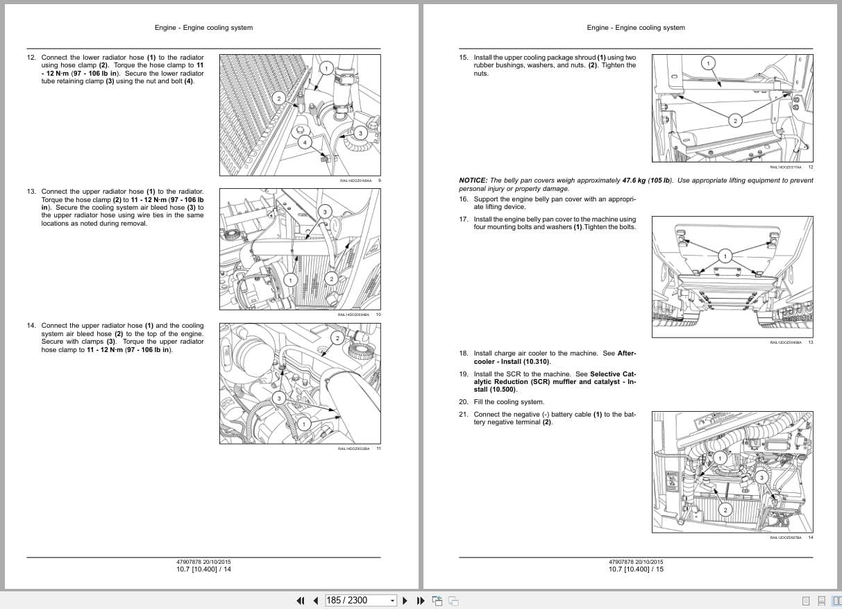 New Holland Crawler Dozer D180C Stage IIIB Service Manual 47907878 (2)