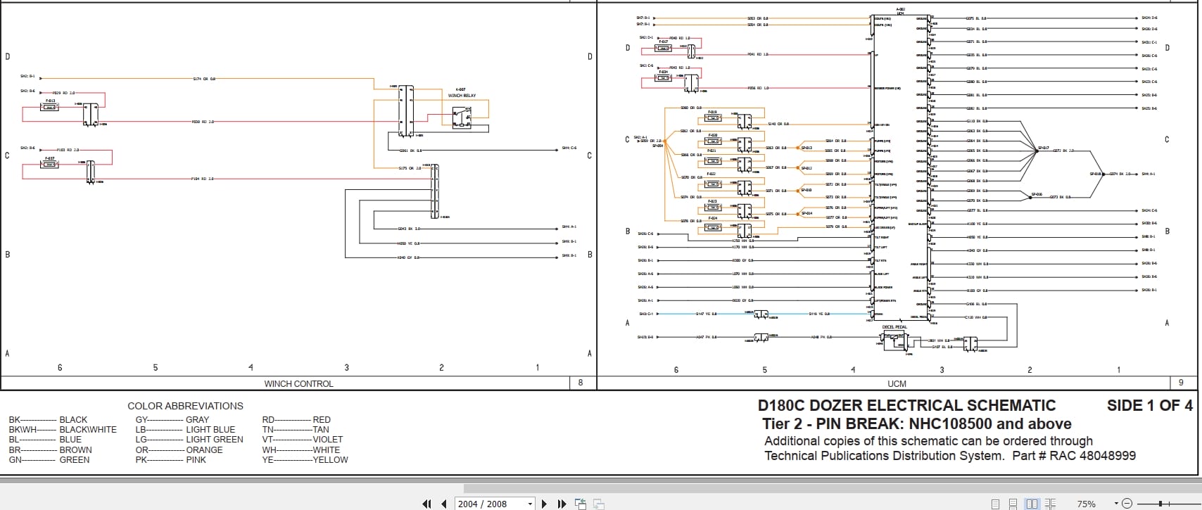 New Holland Crawler Dozer D180C Tier 2 Service Manual 48048573 (3)