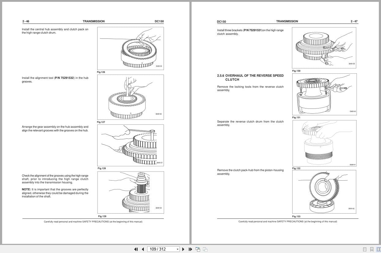 New Holland Crawler Dozer DC150 Service Manual 60402262 (2)