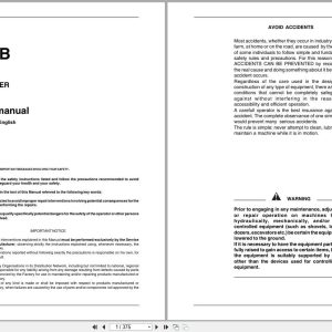 New Holland Crawler Dozer DC150.B Tier 2 Workshop Manual 6036708100 (1)