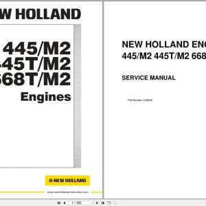 New Holland Engine 445M2 445TM2 668TM2 Service Manual 6 80940NA (1)
