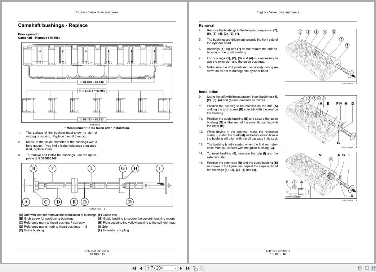New Holland Engine F2CFA614B E019 F2CFA614C E019 Service Manual 47441641 (2)