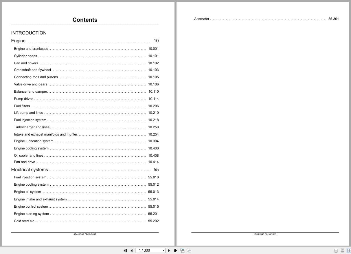 New Holland Engine F4HFA413A to F4HFA613F Service Manual 47441596 (1)
